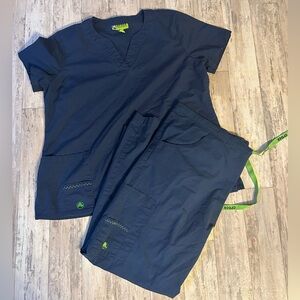 CROCS Navy Blue Scrub Set